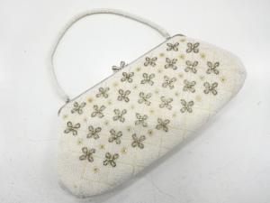 アンティーク　ビーズハンドバッグ